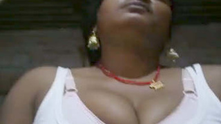 Horny mature wife rides her husband in village setting