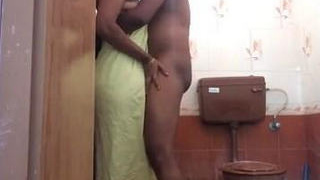 Desi bhabi gets fucked in toilet, caught on camera