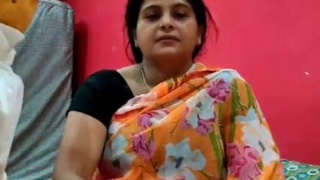 Bhabhi takes a creampie in her tight ass after intense sex