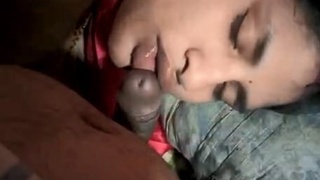 Desi Bhabhi gives a blowjob and gets fucked by her husband