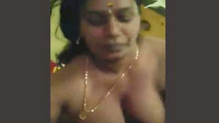 Indian aunty gives a blowjob to her ex-boyfriend