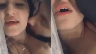 Stunning Indian GF moans with black lover in passionate encounter